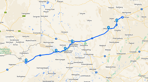 The route between Kuruman and Pofadder – Motorhome Travels and Destinations